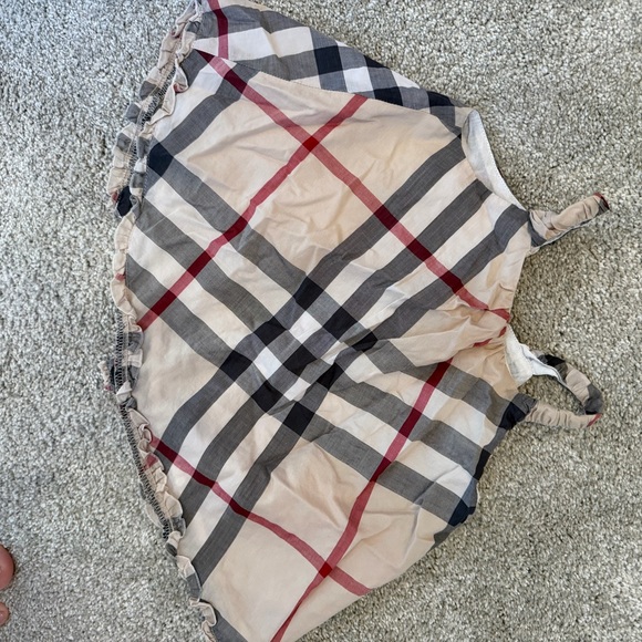 Burberry Kids Checkered Blouse - Red Black White